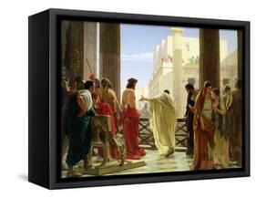 Ecce Homo-Antonio Ciseri-Framed Stretched Canvas