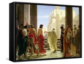 Ecce Homo-Antonio Ciseri-Framed Stretched Canvas