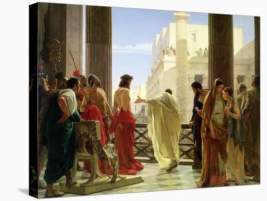 Ecce Homo-Antonio Ciseri-Stretched Canvas