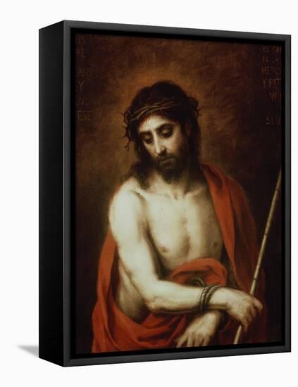 Ecce Homo-Bartolome Esteban Murillo-Framed Stretched Canvas