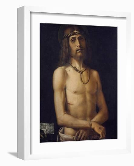 Ecce homo-Bartolomeo Montagna-Framed Giclee Print