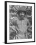 Eccentric British Commander Charles Orde Wingate, Leader of the Guerilla Unit Wingate's Chindits-null-Framed Photographic Print