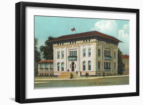 Eccentric Club, Gloversville-null-Framed Art Print