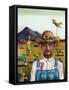 Eccentric Farmer 1-Leah Saulnier-Framed Stretched Canvas