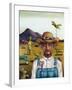 Eccentric Farmer 1-Leah Saulnier-Framed Giclee Print