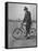 Eccentric Square-Wheeled Bicycle-Wallace Kirkland-Framed Stretched Canvas