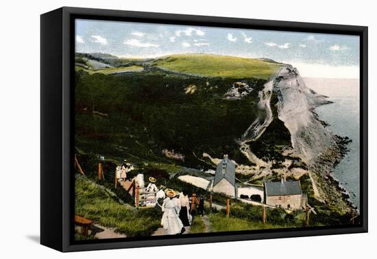 Ecclesbourne Cliff, Hastings, East Sussex, Early 20th Century-null-Framed Stretched Canvas