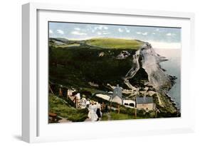 Ecclesbourne Cliff, Hastings, East Sussex, Early 20th Century-null-Framed Giclee Print