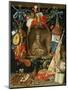 Ecclesia Surrounded by Symbols of Vanity (On Copper)-Jan van Kessel-Mounted Giclee Print