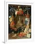 Ecclesia Surrounded by Symbols of Vanity (On Copper)-Jan van Kessel-Framed Giclee Print