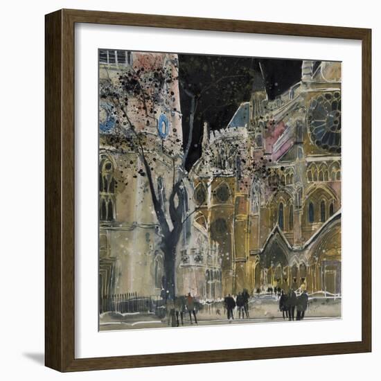 Ecclesiastical Icon, Westminster Abbey, London-Susan Brown-Framed Giclee Print