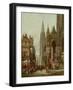 Ecclesiastical Procession Entering a Cathedral (Oil on Canvas)-Henry Thomas Schafer-Framed Giclee Print