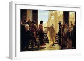 Ecco Homo-Antonio Ciseri-Framed Art Print