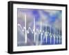 ECG, Computer Artwork-PASIEKA-Framed Photographic Print