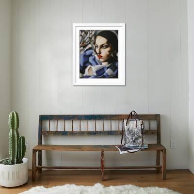 Echarpe Bleue' Premium Giclee Print - Tamara de Lempicka | AllPosters.com