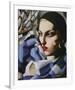 Echarpe Bleue-Tamara de Lempicka-Framed Premium Giclee Print