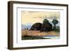 Echidna, 1860-null-Framed Giclee Print