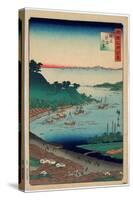 Echigo Niigata No Kei-Utagawa Hiroshige-Stretched Canvas