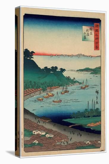 Echigo Niigata No Kei-Utagawa Hiroshige-Stretched Canvas