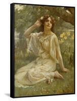 Echo, 1906 (Oil on Canvas)-Robert Payton Reid-Framed Stretched Canvas