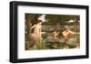 Echo and Narcissus, 1903-John William Waterhouse-Framed Giclee Print