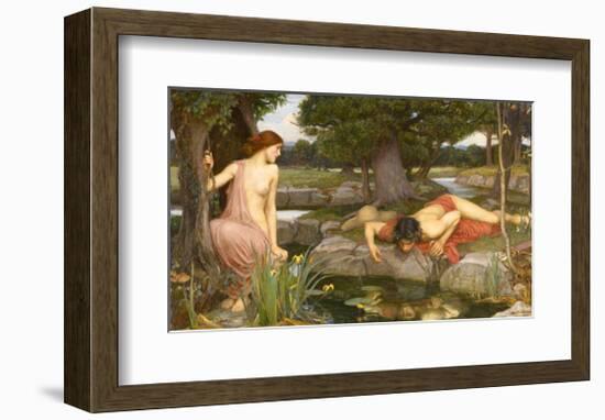 Echo and Narcissus, 1903-John William Waterhouse-Framed Giclee Print