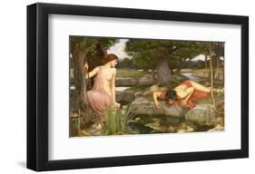 Echo and Narcissus, 1903-J^W^ Waterhouse-Framed Art Print