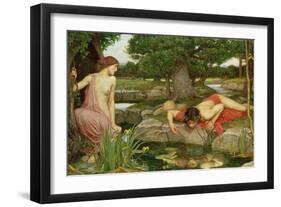 Echo and Narcissus, 1903-John William Waterhouse-Framed Premium Giclee Print