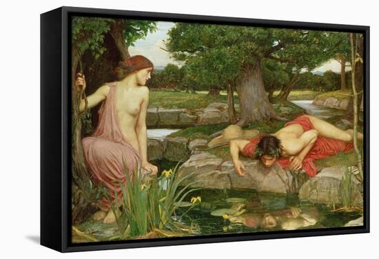 Echo and Narcissus, 1903-John William Waterhouse-Framed Stretched Canvas