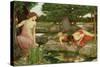 Echo and Narcissus, 1903-John William Waterhouse-Stretched Canvas