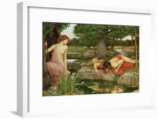 Echo and Narcissus, 1903-John William Waterhouse-Framed Giclee Print