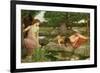 Echo and Narcissus, 1903-John William Waterhouse-Framed Giclee Print