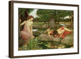 Echo and Narcissus, 1903-John William Waterhouse-Framed Giclee Print