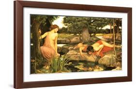 Echo and Narcissus, c.1903-John William Waterhouse-Framed Art Print