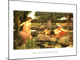 Echo and Narcissus, c.1903-John William Waterhouse-Mounted Art Print