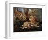 Echo and Narcissus - Oil on Canvas, 1627-1628-Nicolas Poussin-Framed Giclee Print