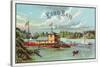 Echo Bay Brand Cigar Box Label-Lantern Press-Stretched Canvas