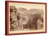 Echo Canyon. Looking Through Sioux Pass. on F.E. and M.V. Ry., Hot Springs, S.D-John C. H. Grabill-Stretched Canvas