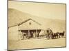 Echo City, Utah Territory Stagecoach And Stop, ca. 1869-Andrew Russell-Mounted Art Print