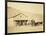 Echo City, Utah Territory Stagecoach And Stop, ca. 1869-Andrew Russell-Framed Art Print