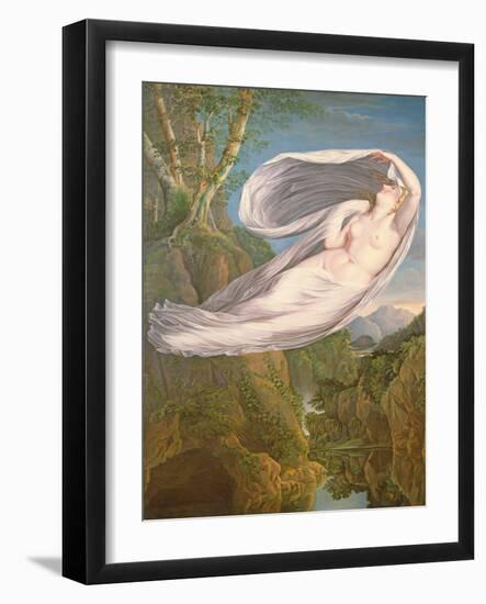 Echo Flying from Narcissus, 1795-98 (Oil on Canvas)-Guy Head-Framed Giclee Print