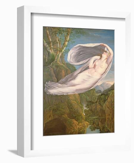 Echo Flying from Narcissus, 1795-98 (Oil on Canvas)-Guy Head-Framed Giclee Print