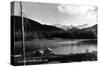 Echo Lake, Colorado, View of the Range from the Lake-Lantern Press-Stretched Canvas