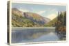 Echo Lake, Franconia Notch, New Hampshire-null-Stretched Canvas