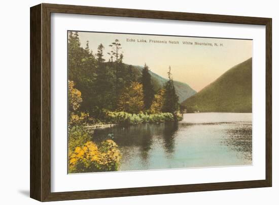 Echo Lake, Franconia Notch, New Hampshire-null-Framed Art Print