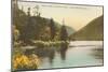 Echo Lake, Franconia Notch, New Hampshire-null-Mounted Art Print