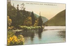 Echo Lake, Franconia Notch, New Hampshire-null-Mounted Premium Giclee Print