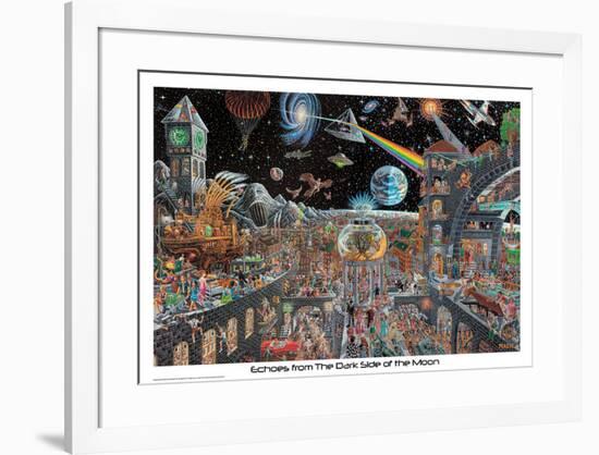 Echoes From The Darkside Of The Moon - Tom Masse-null-Framed Poster