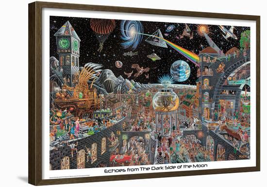 Echoes From The Darkside Of The Moon - Tom Masse-null-Framed Poster