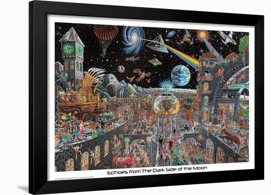 Echoes From The Darkside Of The Moon - Tom Masse-null-Framed Poster